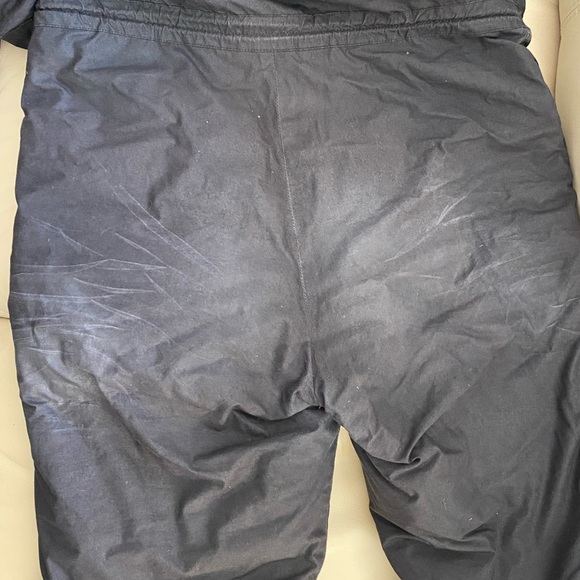 Pedsport/Pedigree Vintage Down Ski/Snowboard Black One-Piece Snow Jumpsuit - Picture 10 of 11